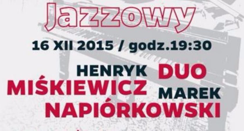 Henryk Miskiewicz i Marek Napiórkowski Duo w Salonie Jazzowym  