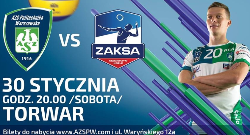 Wygraj bilety na mecz AZS Politechnika Warszawska - ZAKSA Kędzierzyn-Koźle!