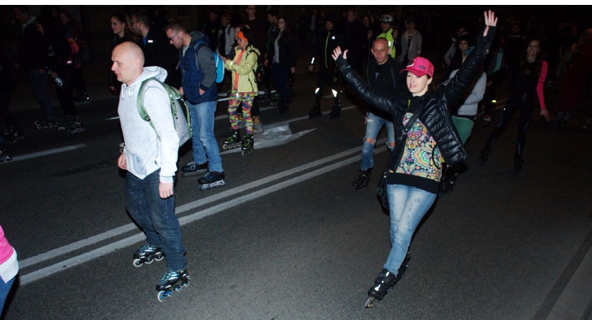 Night Skating Warszawa otwarcie sezonu