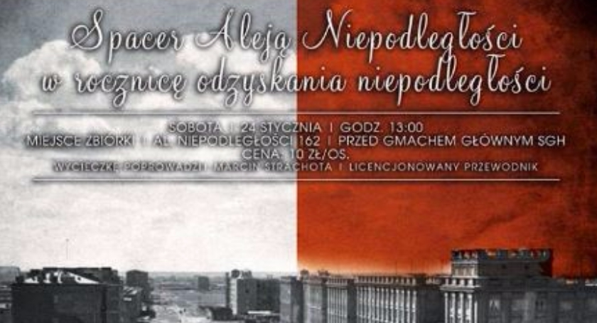 Spacer al. Niepodległości w rocznicę odzyskania niepodległości