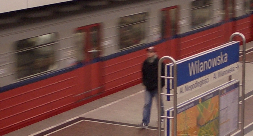 Usiłowanie samobójstwa na stacji metra Wilanowska?