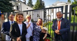 Józef Wittlin - odsłonięcie tablicy na Mokotowie