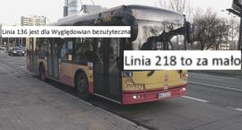 Linia 218 to za mało, linia 136 jest bezużyteczna. Przyda się nowa?! 
