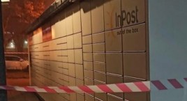 Paczkomat InPostu blokował przejście przy ul. Gagarina. Teraz go nie ma! 