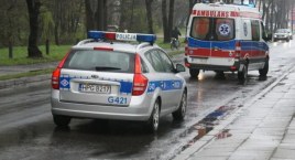 Auto kontra rower - wypadek na ul. Sobieskiego 
