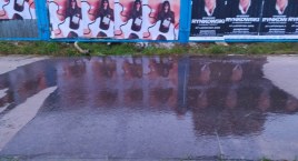 Mini-powódź na al. Polski Walczącej