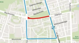 Remont ul. Odyńca. Zmiany tras i objazdy
