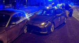 Kierowca zasłabł, doszło do kolizji na Mokotowie