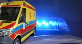 Wypadek na Mokotowie. Auta przewozu osób