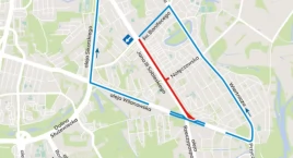 Następne działania wykonawcy trasy do Wilanowa. Tym razem na ul. Jana III Sobieskiego