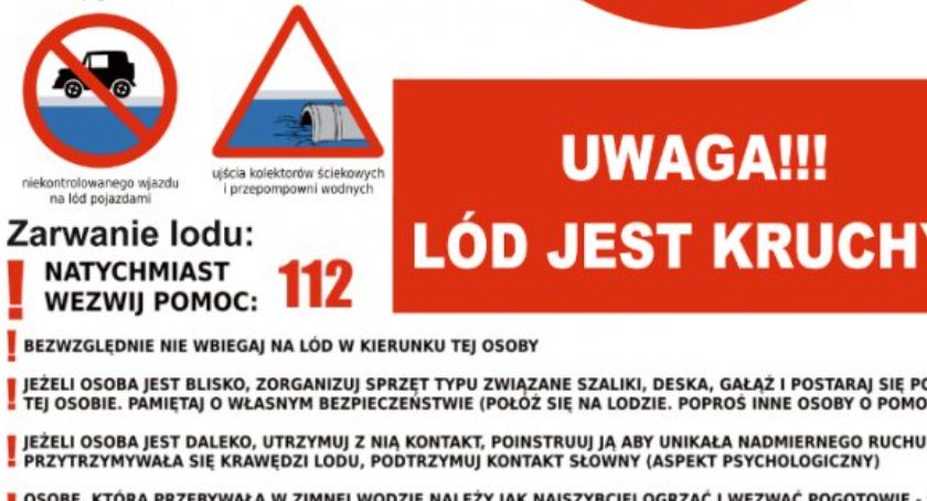 BEZPIECZEŃSTWO PODCZAS ZIMY