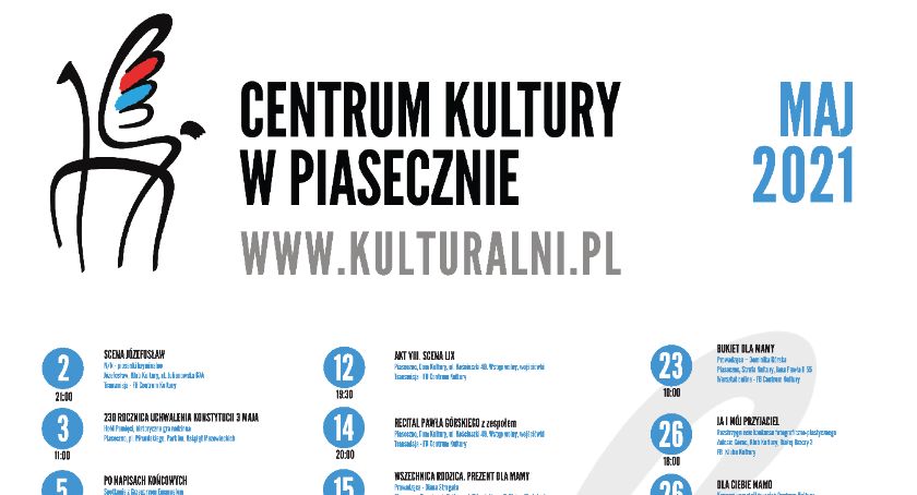 Wydarzenia kulturalne w maju 2021