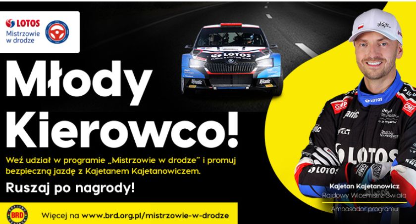 Mistrzowie w drodze - program promujący bezpieczną jazdą wśród młodych kierowców
