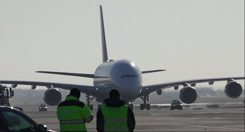 A380 FLY EMIRATES wylądował w Warszawie