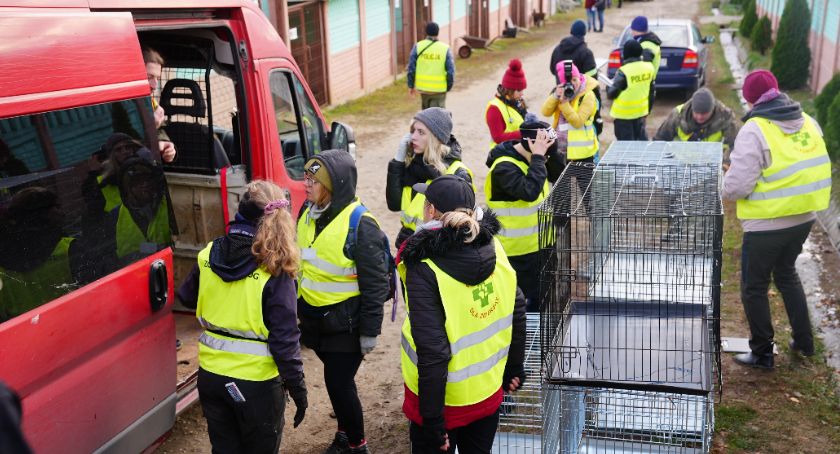 Pogotowie dla Zwierząt: policja w największym schronisku dla psów