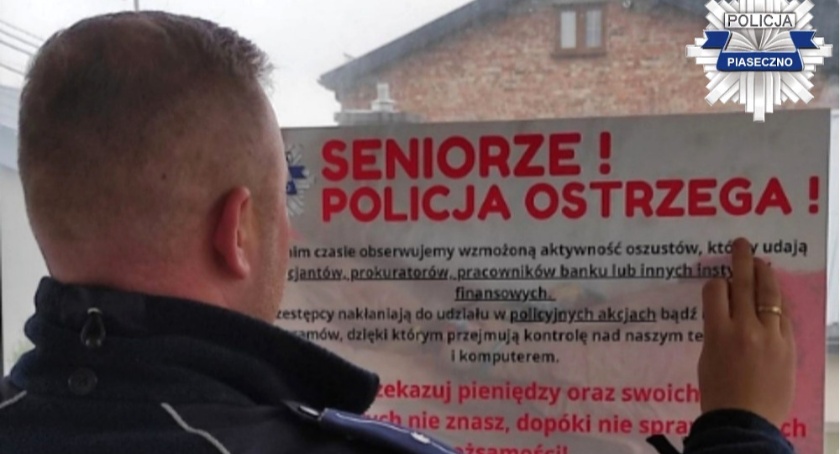 Dzielnicowi ostrzegają seniorów przed oszustami