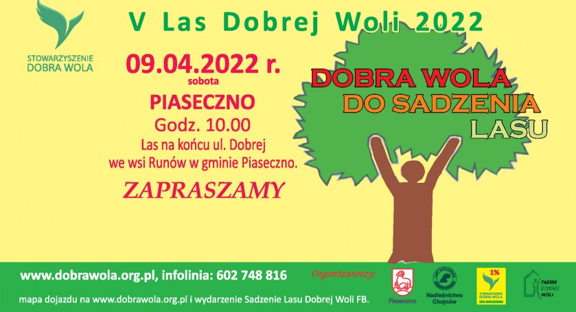 Sadzenie Lasy Dobrej Woli 2022