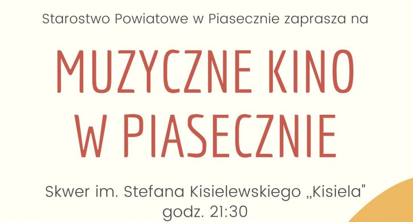 Muzyczne kino w Piasecznie