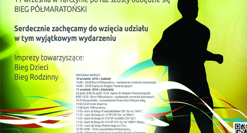 6 Tarczyn Półmaraton już 11.09.2016