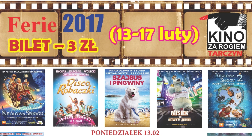 Ferie zimowe w Kinie za Rogiem - I tydzień