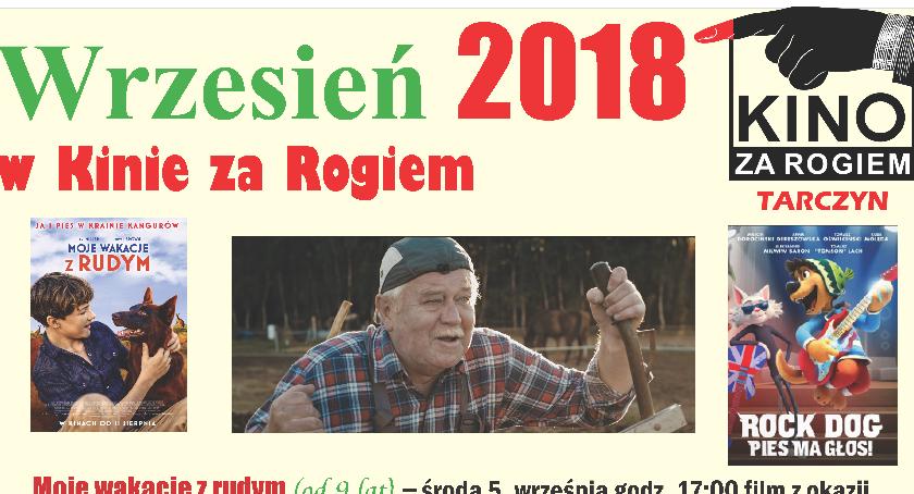Kino za Rogiem -wrzesień 2018