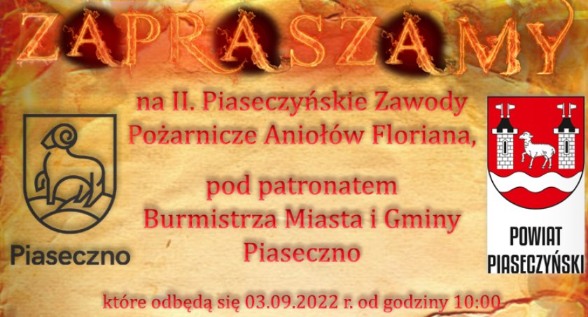 II Piaseczyńskie Zawody Pożarnicze Aniołów Floriana 2022