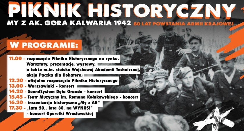 Piknik historyczny w Górze Kalwarii