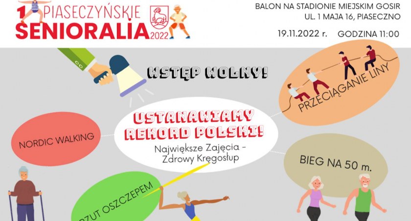 Sportowa Olimpiada Seniorów w Piasecznie