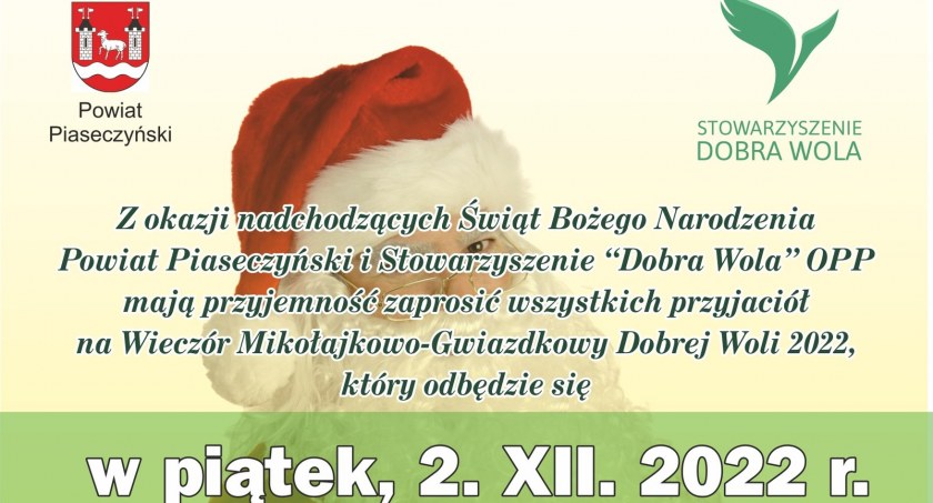 Wieczór Mikołajkowo-Gwiazdkowy Dobrej Woli 2022