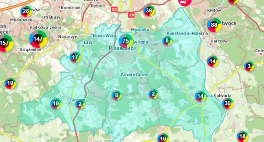 Co zgłaszali za pośrednictwem Mapy Zagrożeń w 2022 roku mieszkańcy powiatu piaseczyńskiego