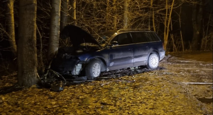 15-latek za kierownicą samochodu w Konstancinie