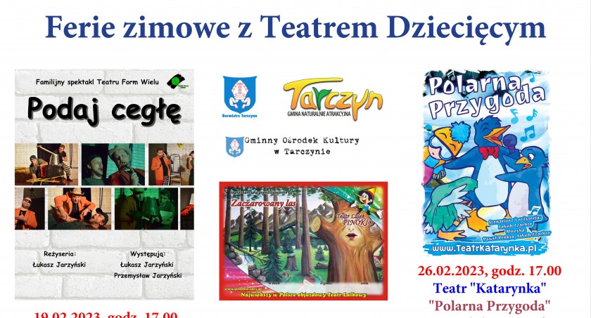 Ferie zimowe z Teatrem Dziecięcym