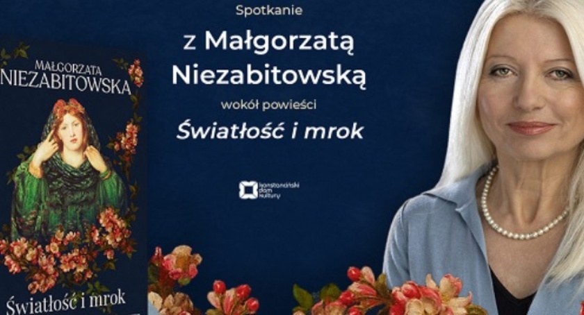 Spotkanie autorskie z Małgorzatą Niezabitowską w Konstancinie