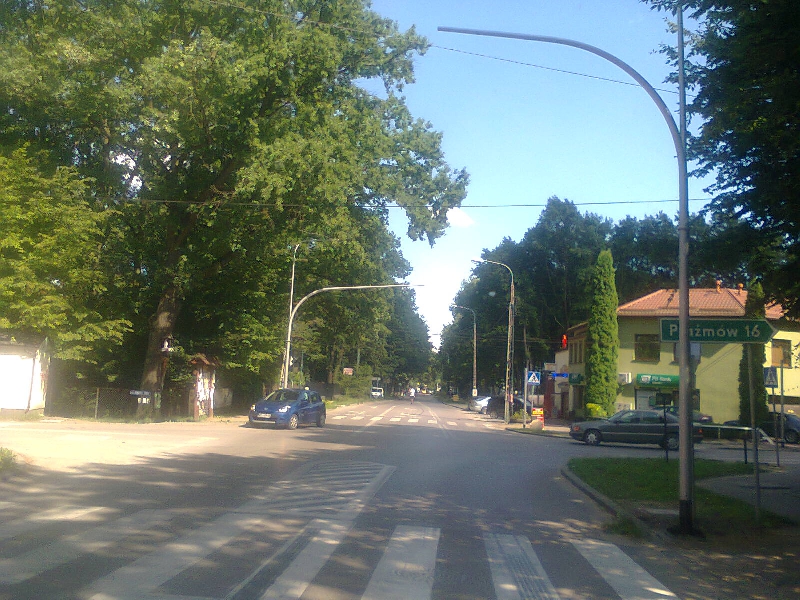 Sygnalizacja świetlna w Zalesiu Górnym