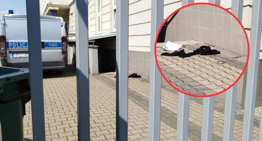 Zaatakował policjantów i uciekł sprzed budynku sądu w Piasecznie