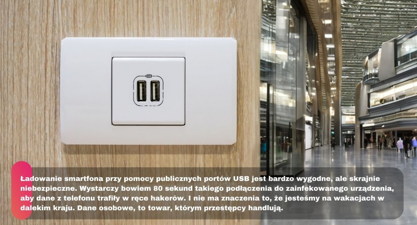 Uwaga na publiczne porty USB – tam czekają hakerzy