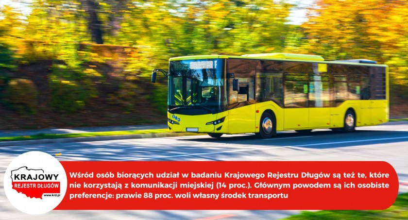 86 procent Polaków korzysta z komunikacji miejskiej - wychodzi taniej niż samochód