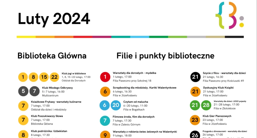 Wydarzenia w bibliotece zaplanowane na luty 2024