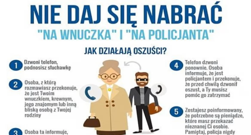 Nie daj się oszukać na policjanta