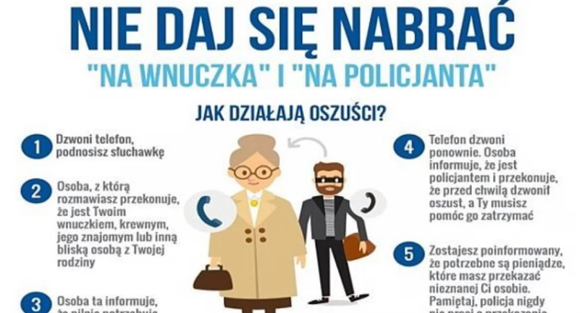 Nie daj się oszukać na policjanta