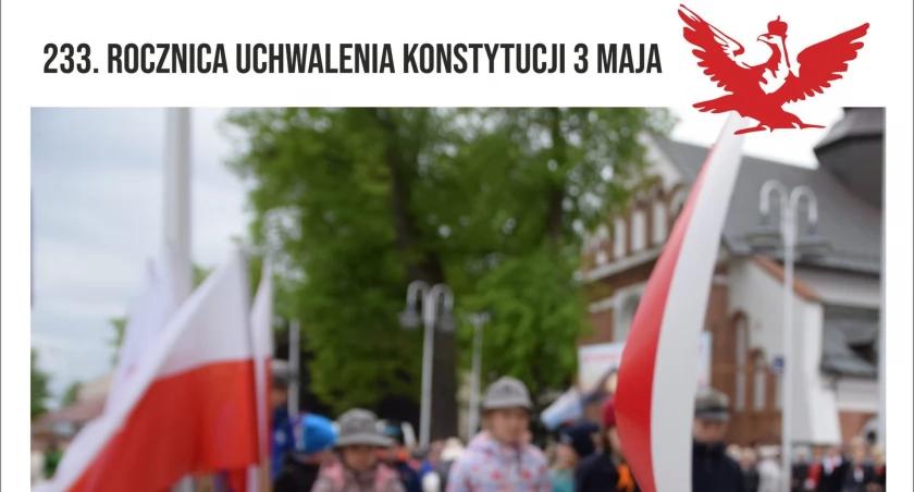 Rocznica uchwalenia Konstytucji 3 Maja - Piaseczno 2024