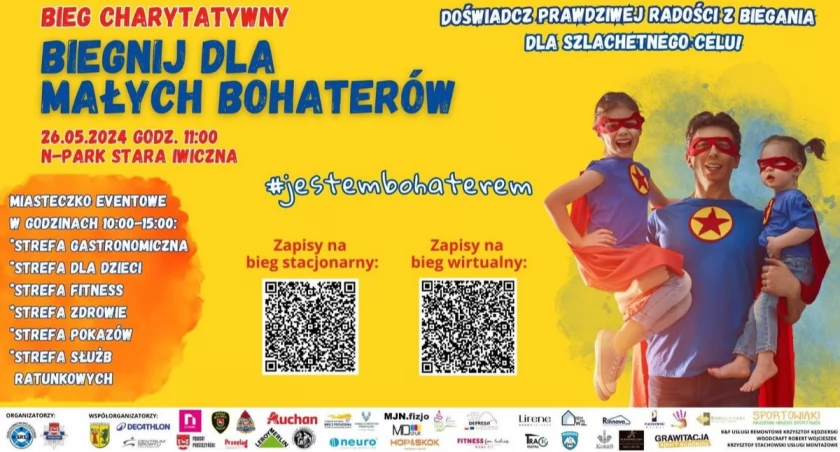 Bieg charytatywny Biegnij dla małych bohaterów w Starej Iwicznej