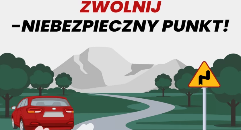 Zwolnij niebezpieczny punkt - akcja informacyjno-edukacyjna