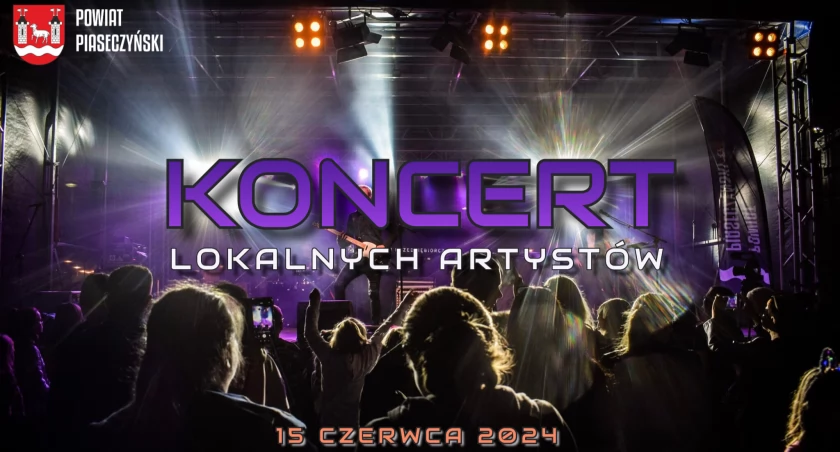 Koncert lokalnych artystów na piaseczyńskim rynku