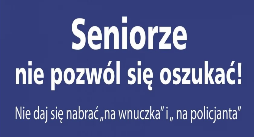 Nie daj się oszukać - apel policji