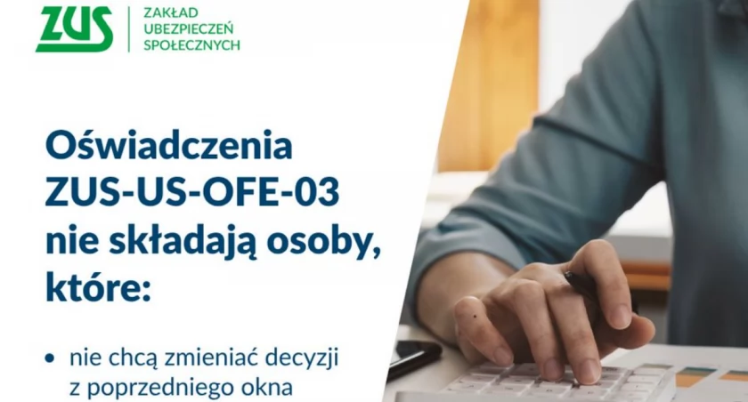 Tylko ZUS czy ZUS i OFE. Jeszcze można składać oświadczenia