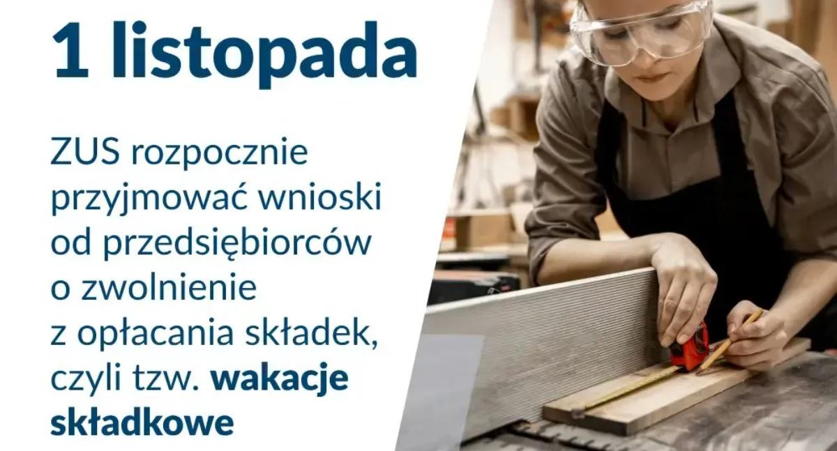 Wakacje składkowe – zwolnienie z opłacania składek ZUS