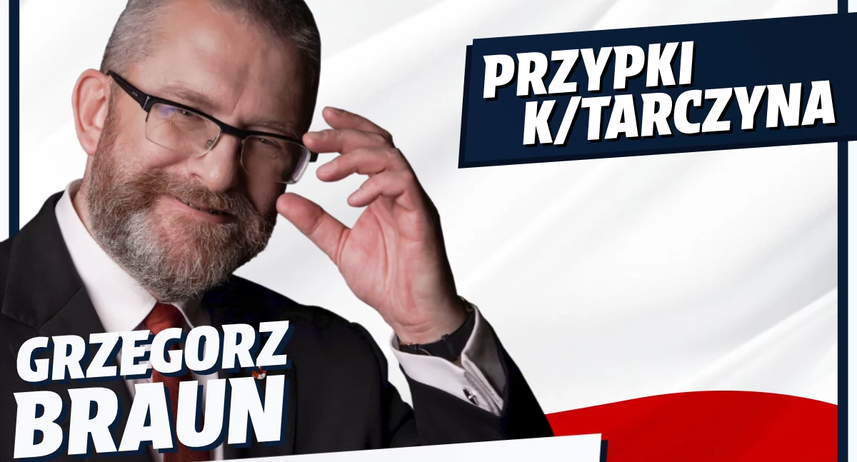 Spotkanie z Grzegorzem Braunem w Rancho Pod Bocianem Przypki k. Tarczyna