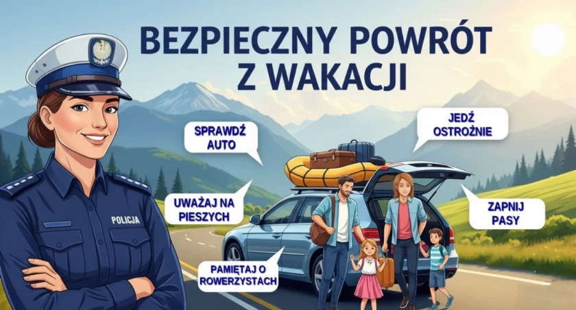 Koniec wakacji wracaj bezpiecznie do domu