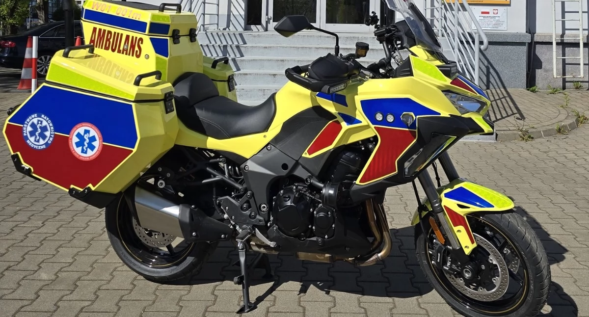 Motocykl zamiast karetki? Nowe wsparcie dla ratowników
